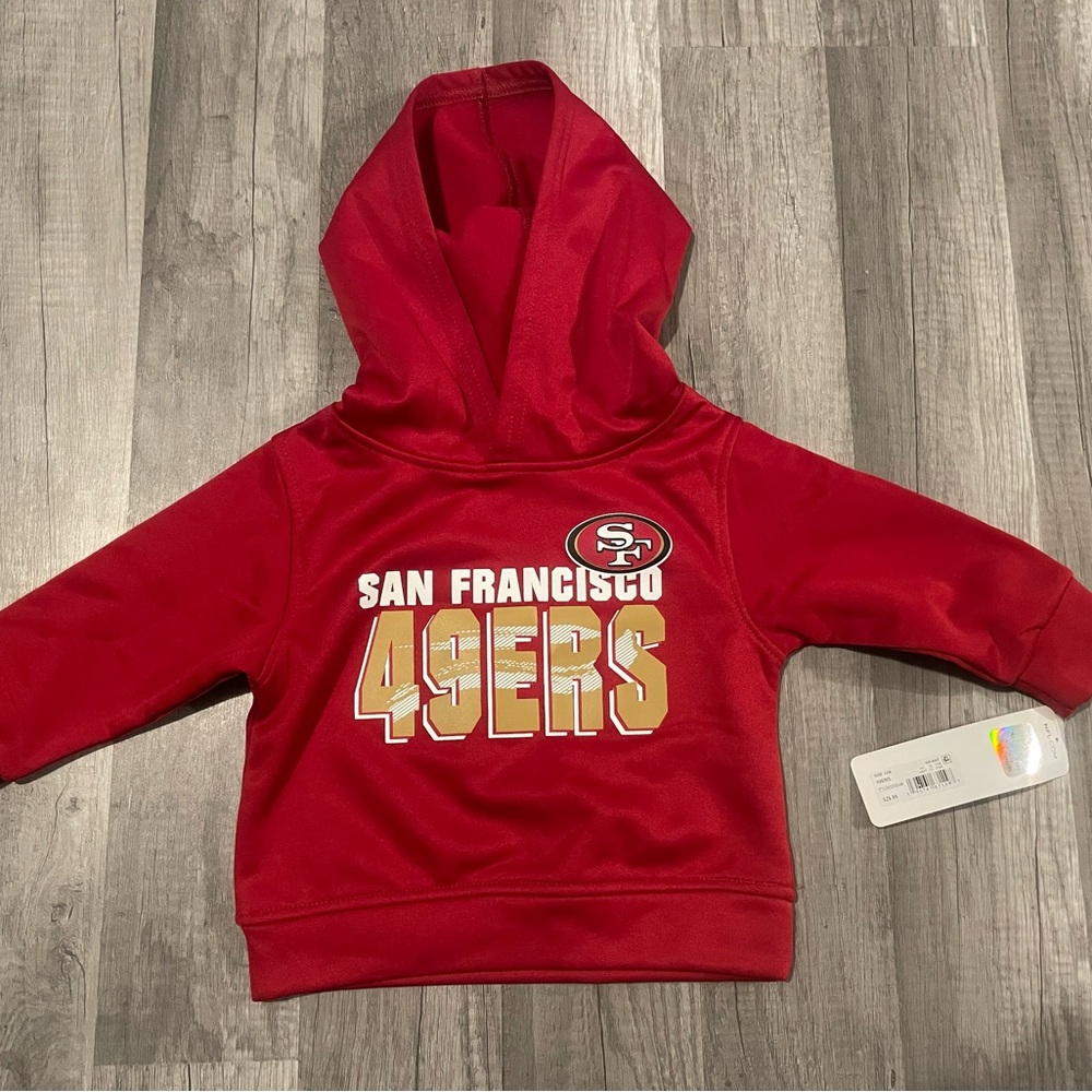 NFL Kids Red and Gold 49ers Hoodie